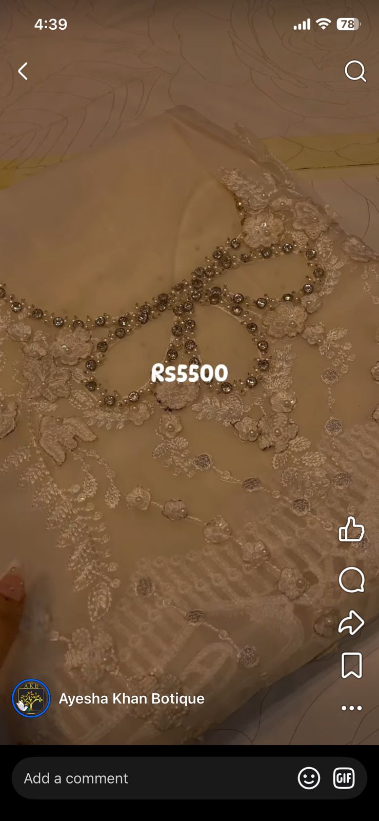 Maria B butter Neck white