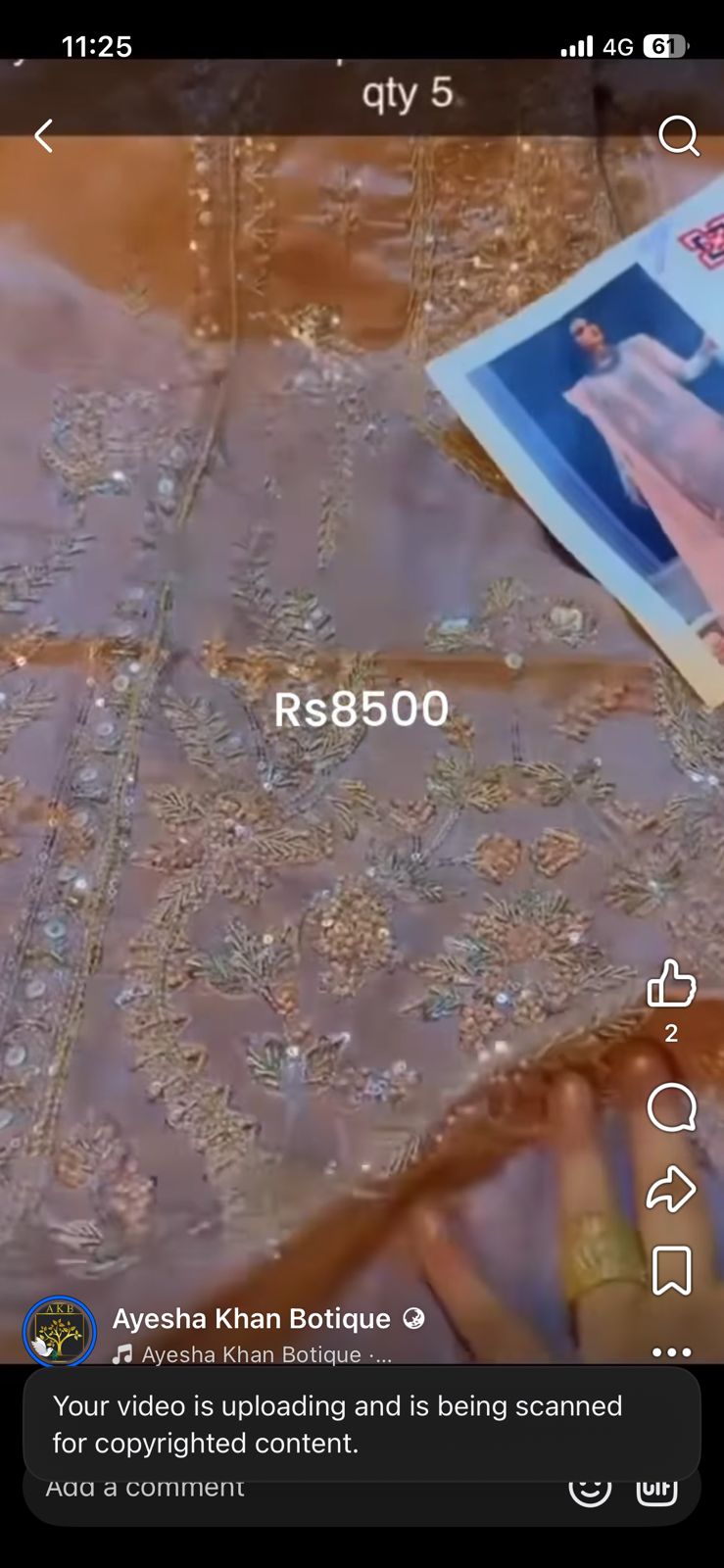 Gulaal Piyazi pink silk ai