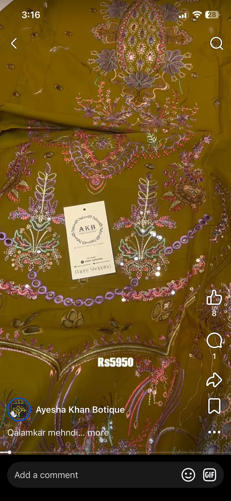 Qalamkar Mehndi lawn