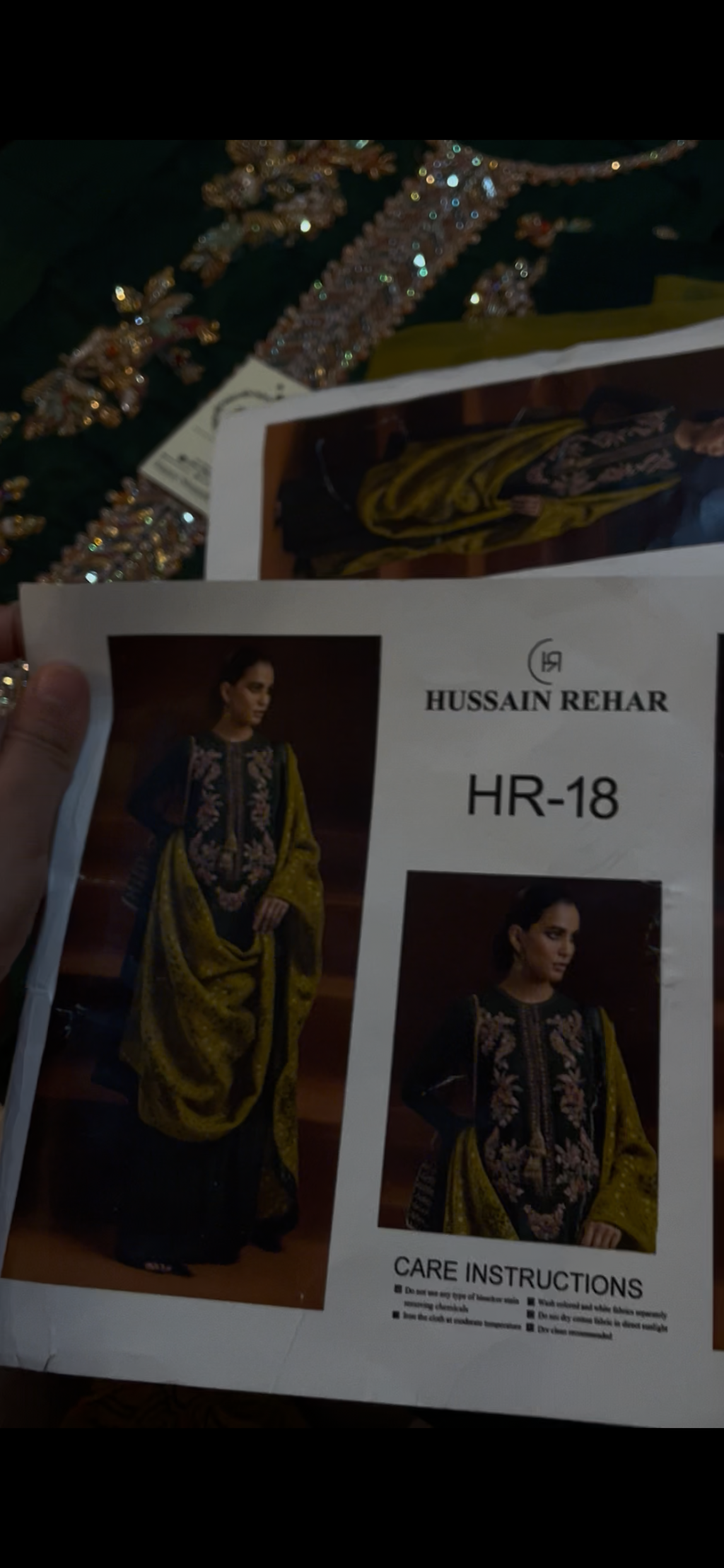 Hussain Rehar Bottle Green (R)