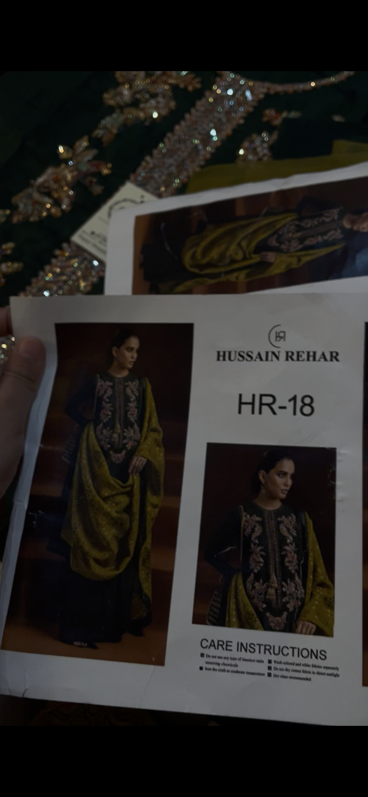 Hussain Rehar Bottle Green (R)