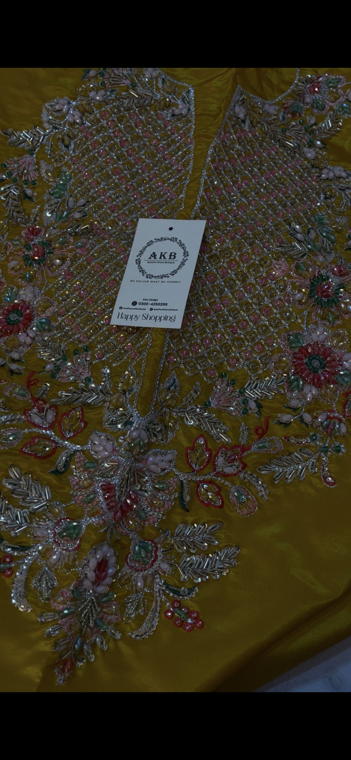 Shahid Chohan yellow 3pc cmplet