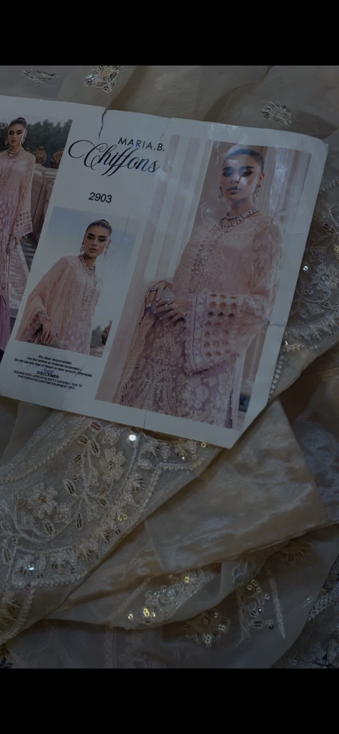 Maria B Chiffon Powder Double Tone