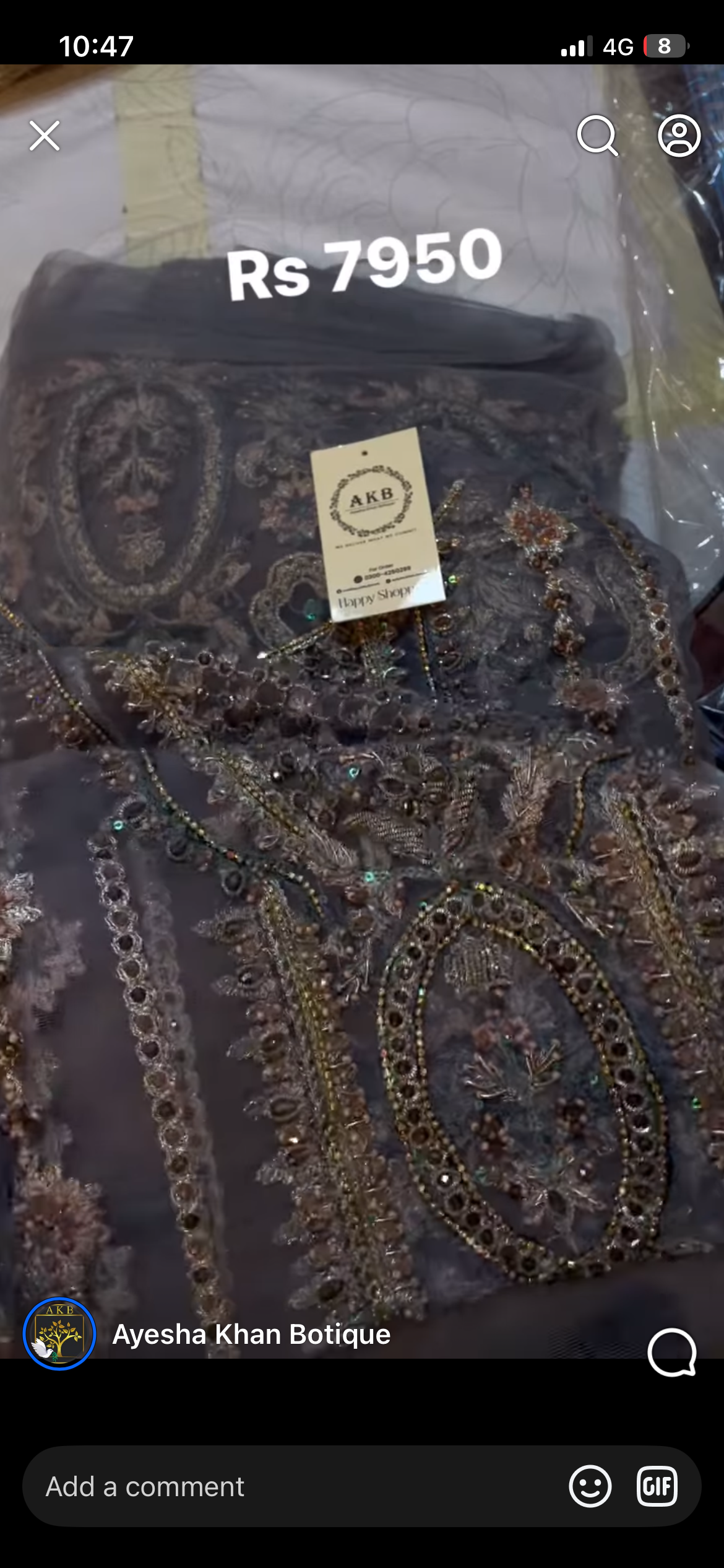 Grey net heavy hm oval