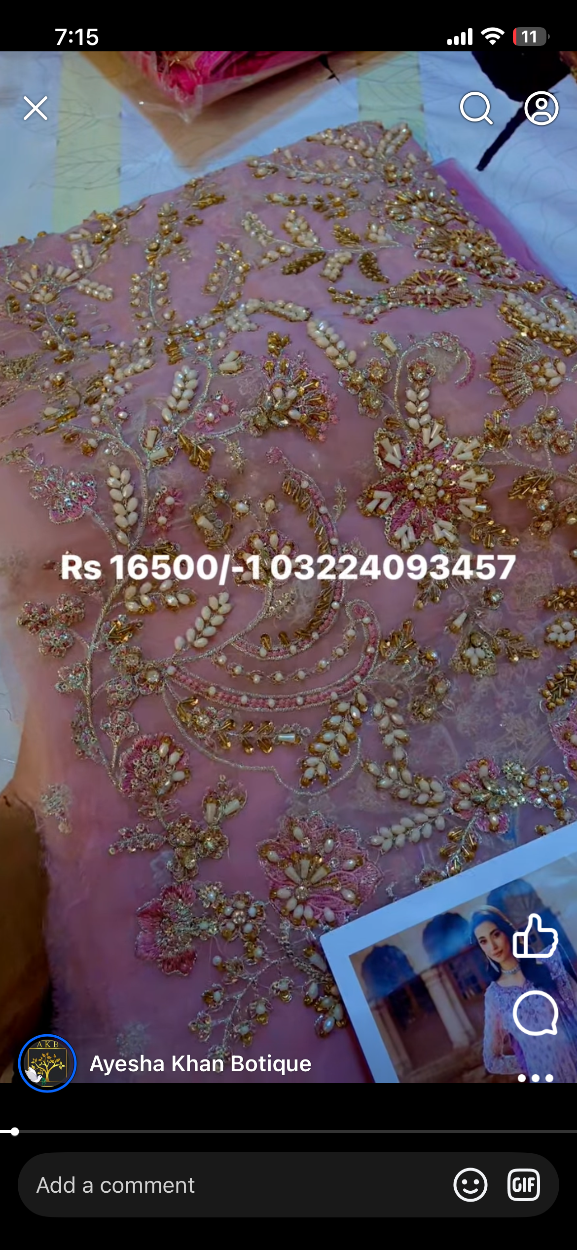 Maria.B Tpink heavy formal maxi