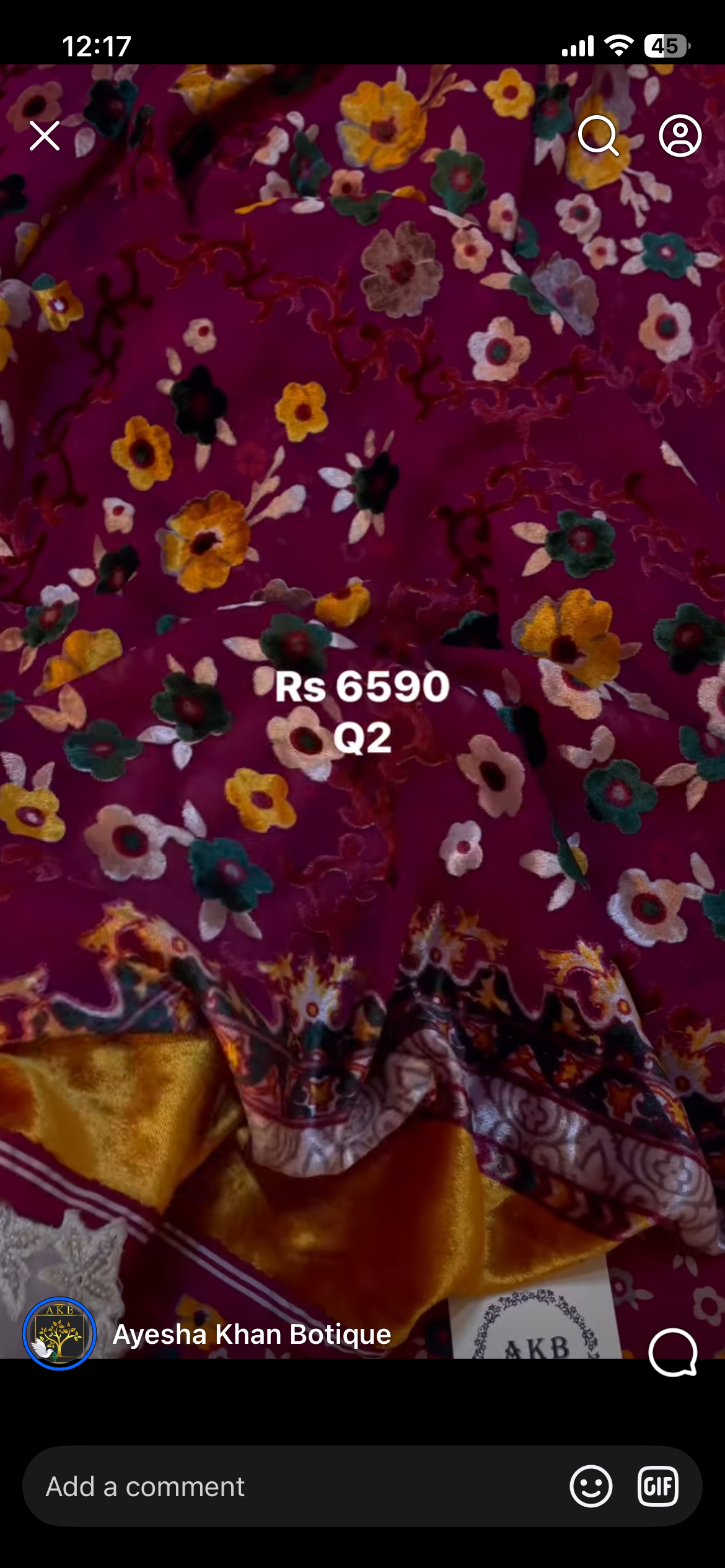 Palachi majanda floral