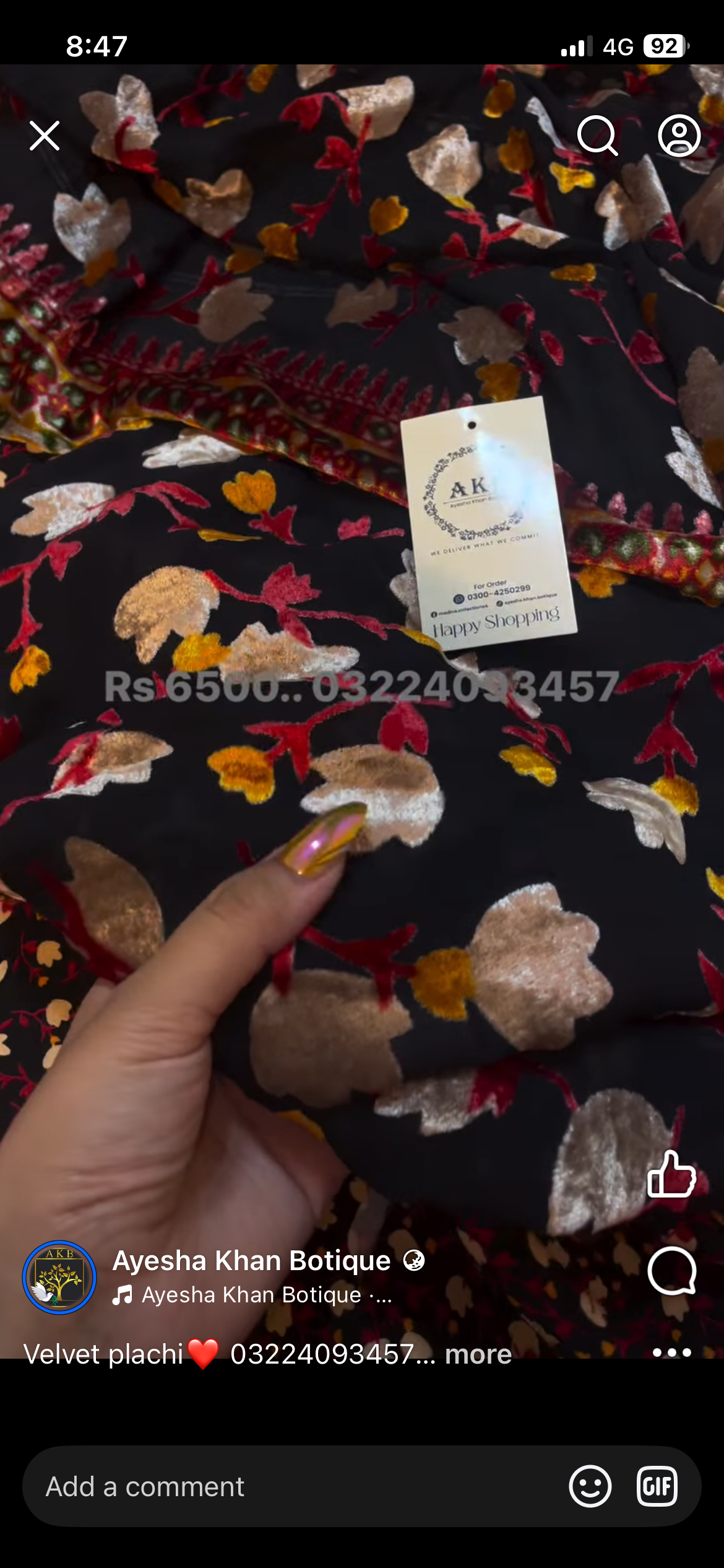 Palachi black with marina suit