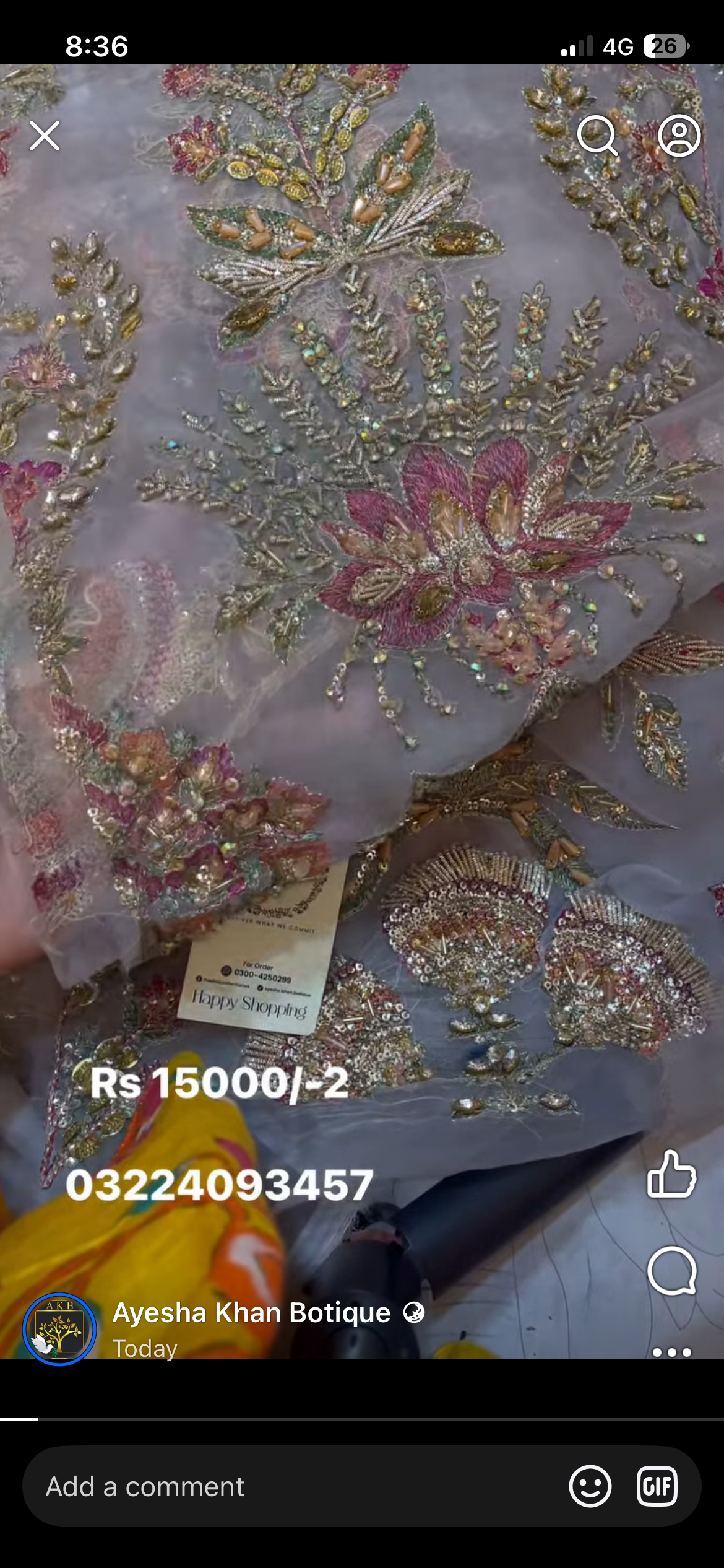 Hussain Rehar Verve whitish grey