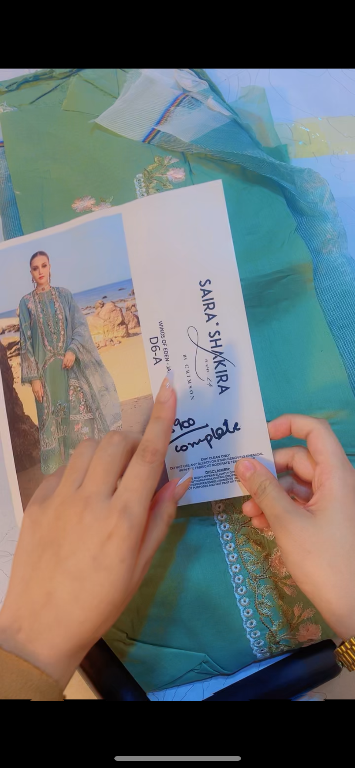 Saira Shakira Crimosn Pista Lawn