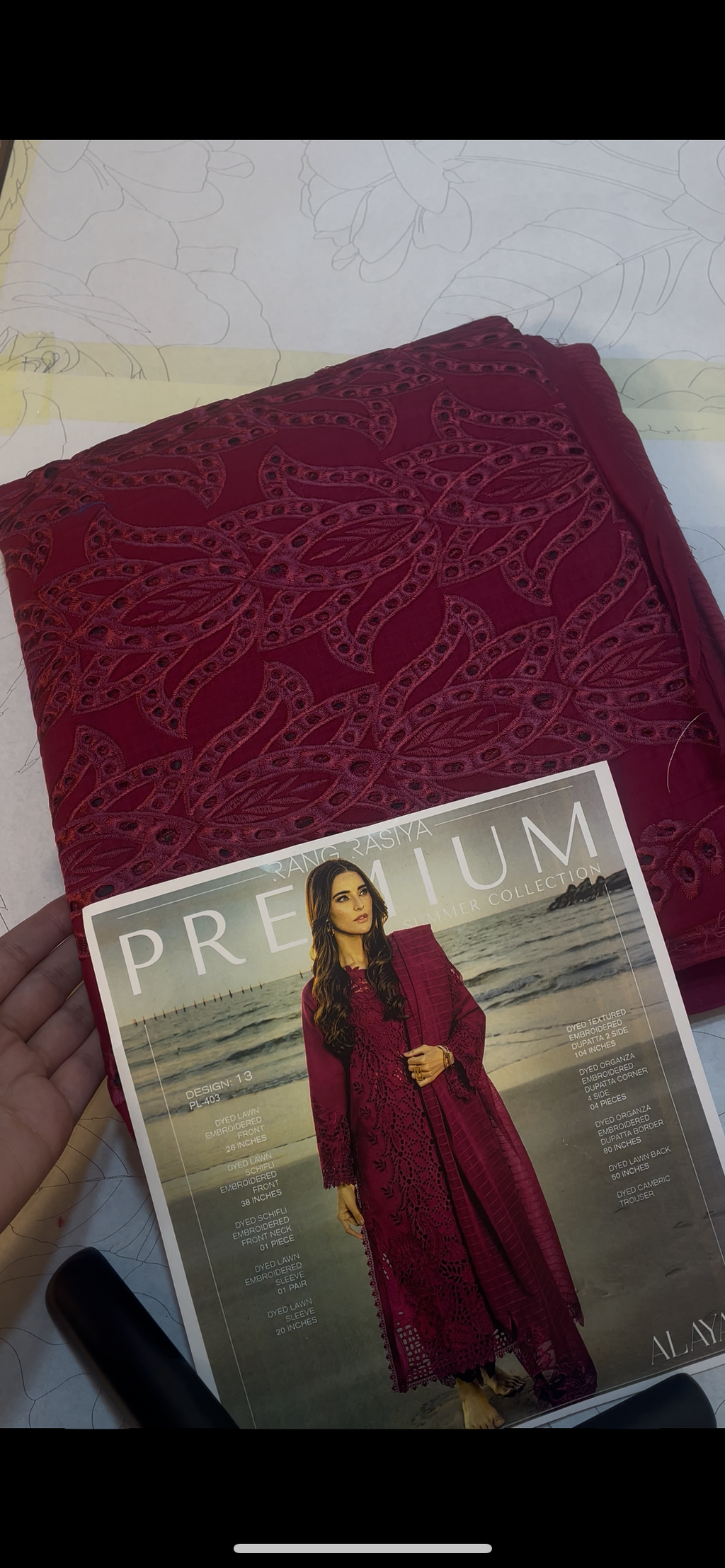 Rang Rasia Redish meroon