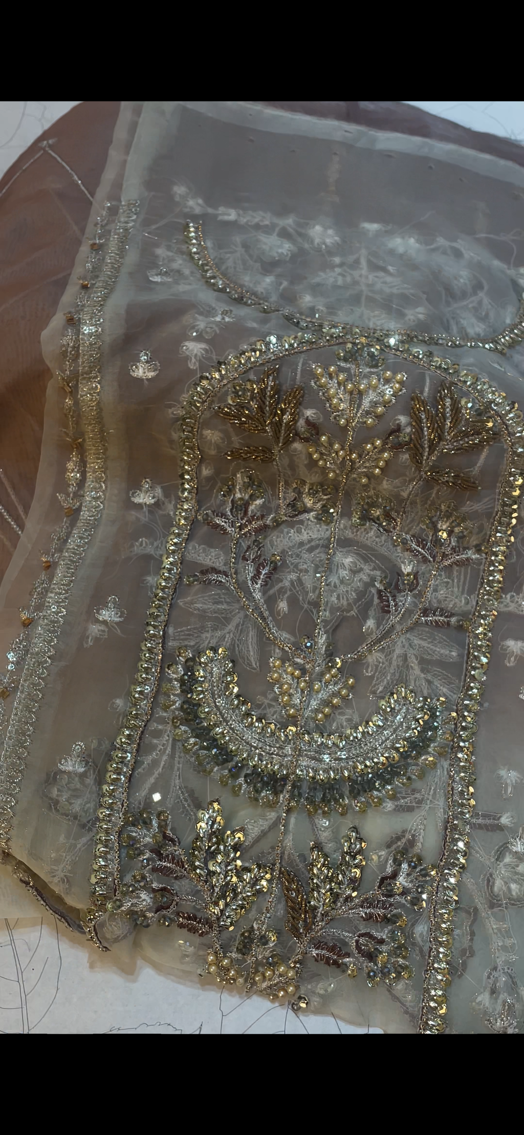 Hira Ahmad Organza Double Tone