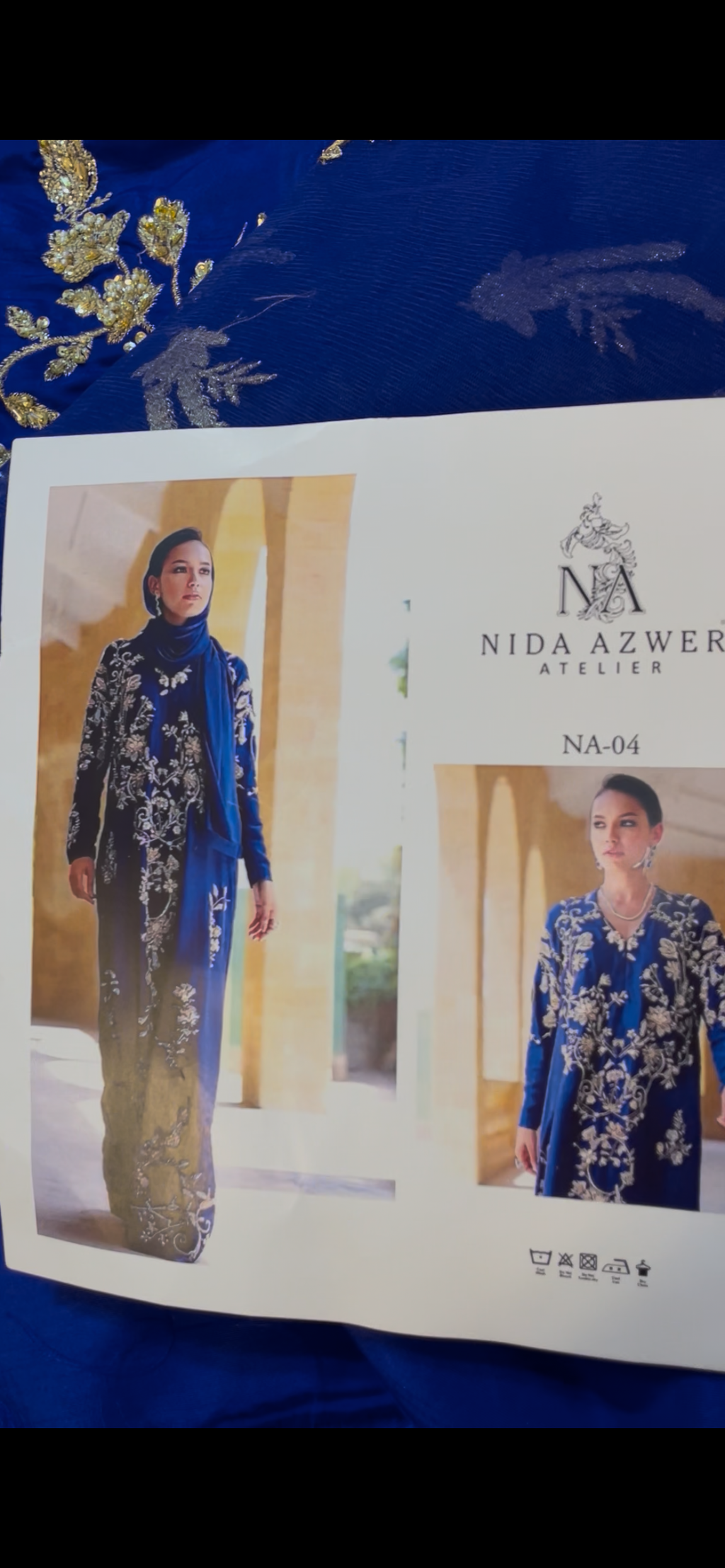 Nida Azwer Royal Blue 💙