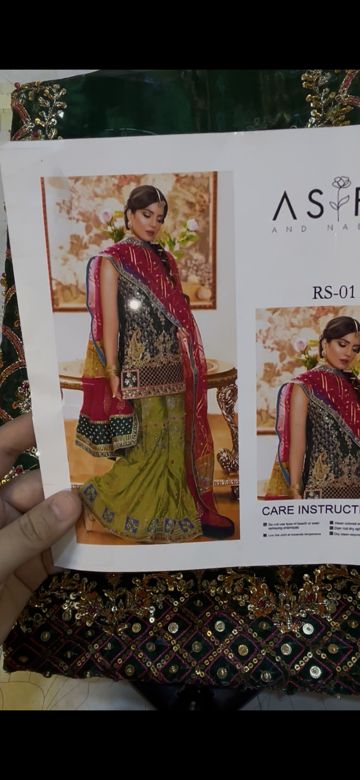 Asifa Nabeel Bottle Green