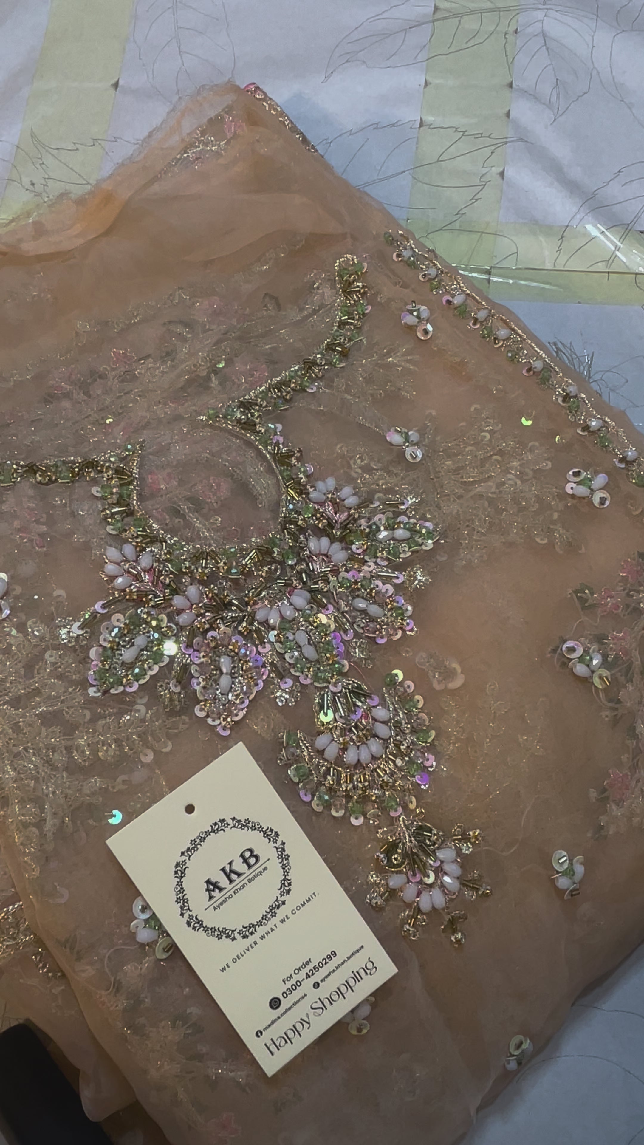 Mariab orgnza haidrabadi neck single