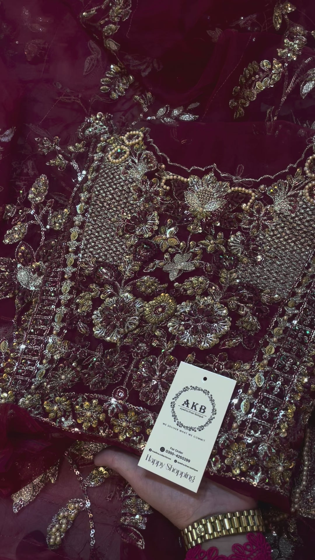 Hussain Rehar Maxi deep maron