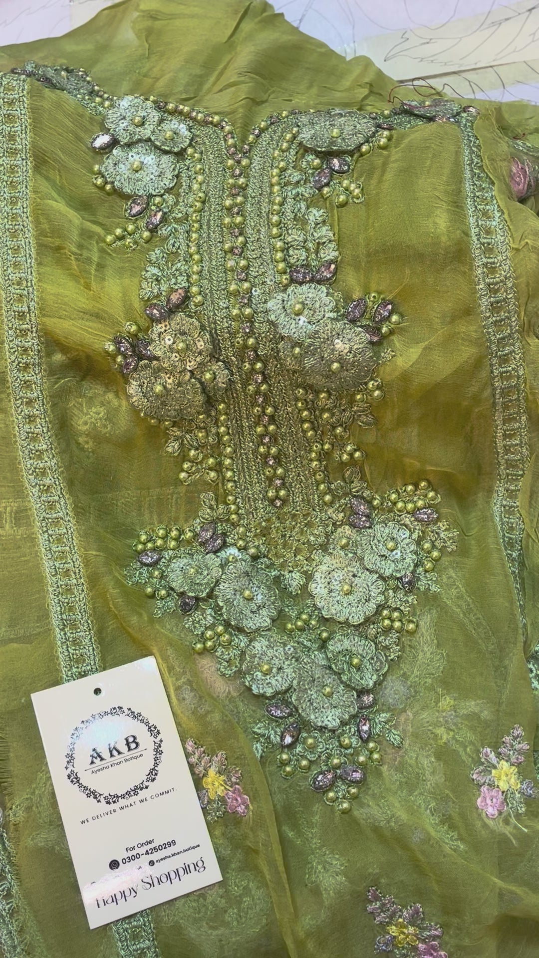 Maria.B chiffon dew 3pcs