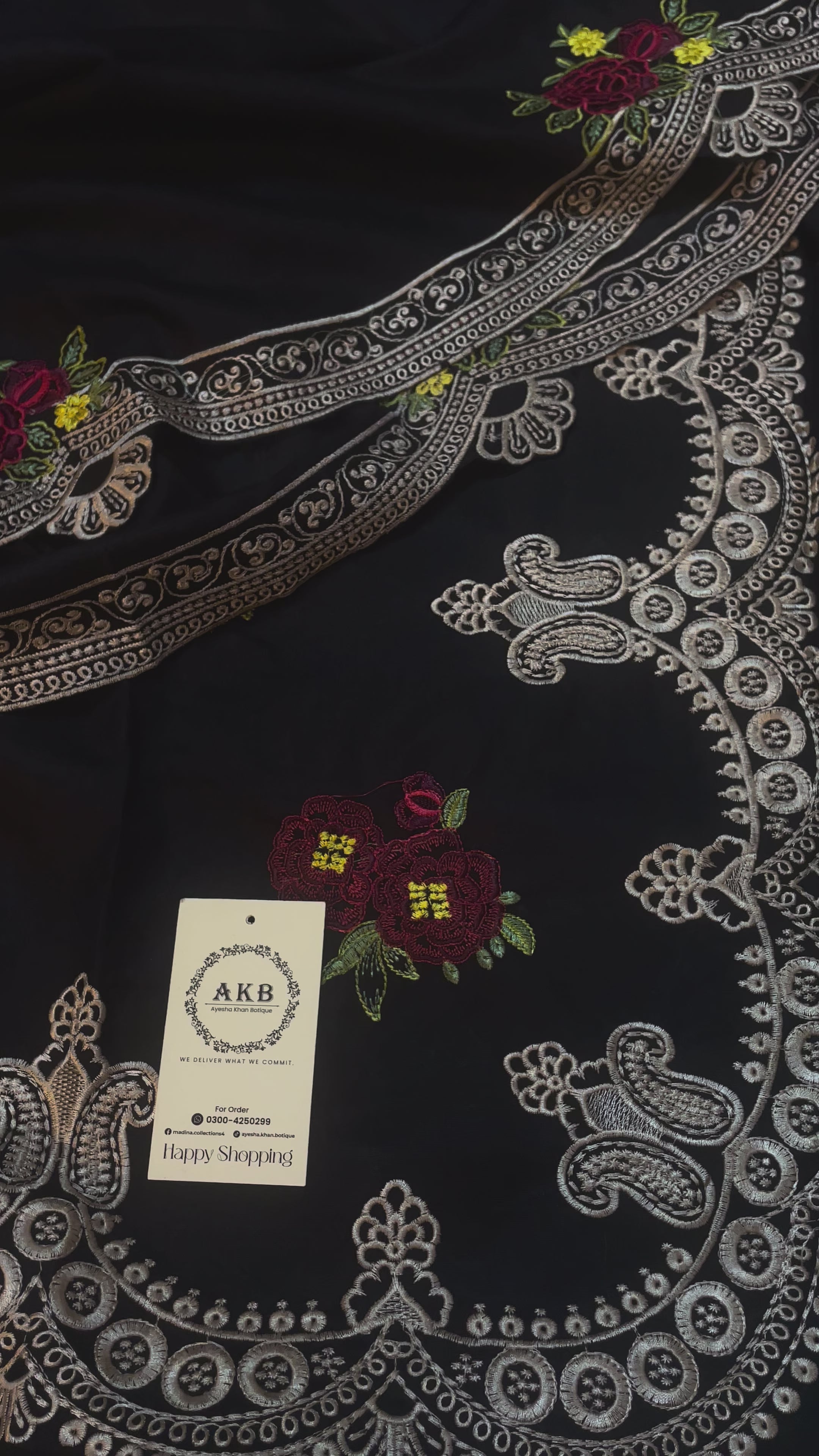 Parishy Luxury Embroidered