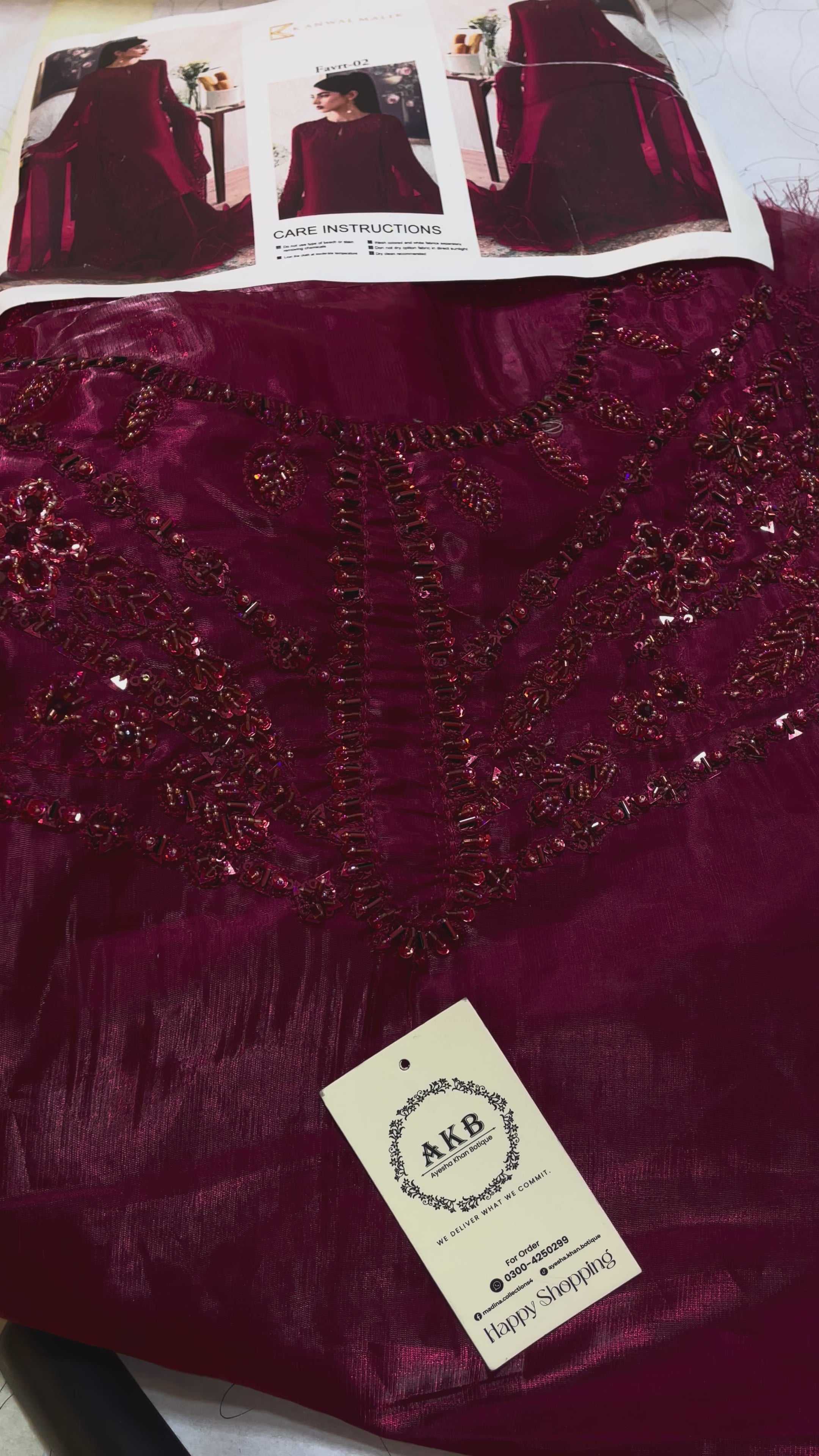 Kanwal malik red rubby