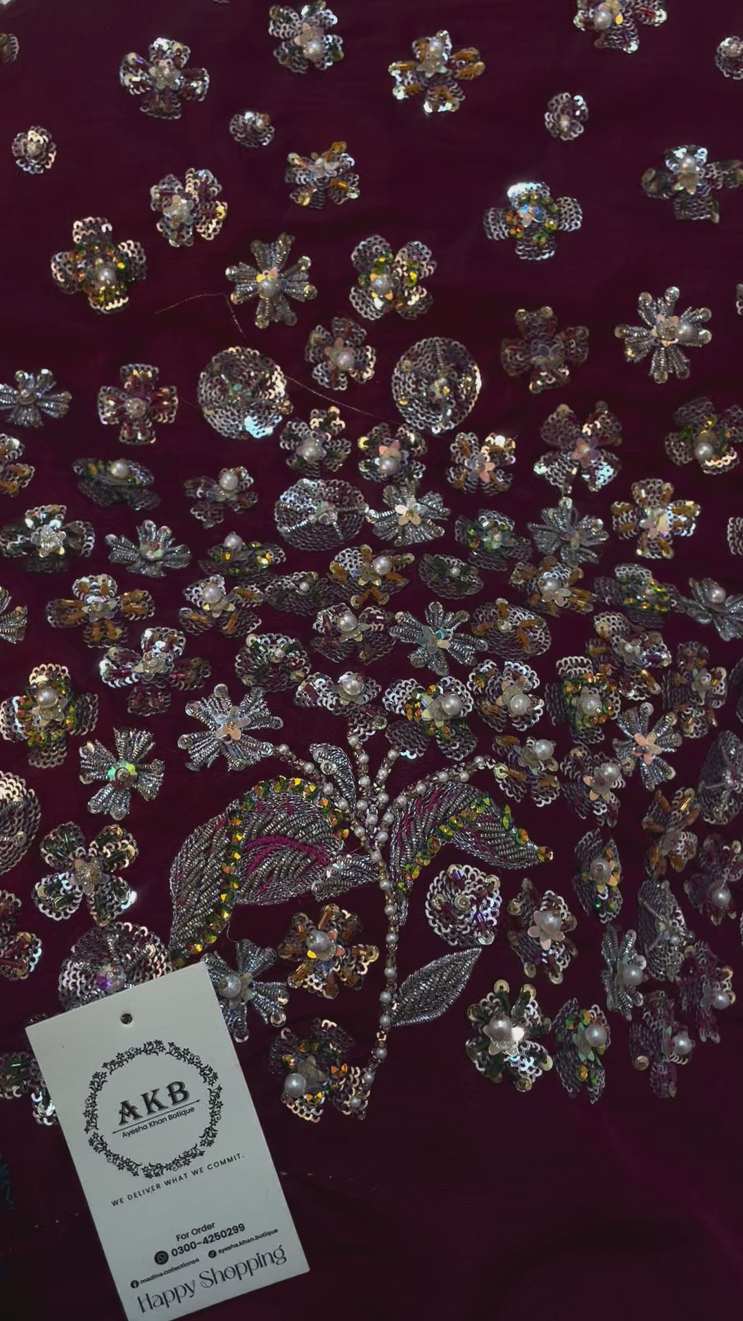 Hussain Rehar red 2pcs lott