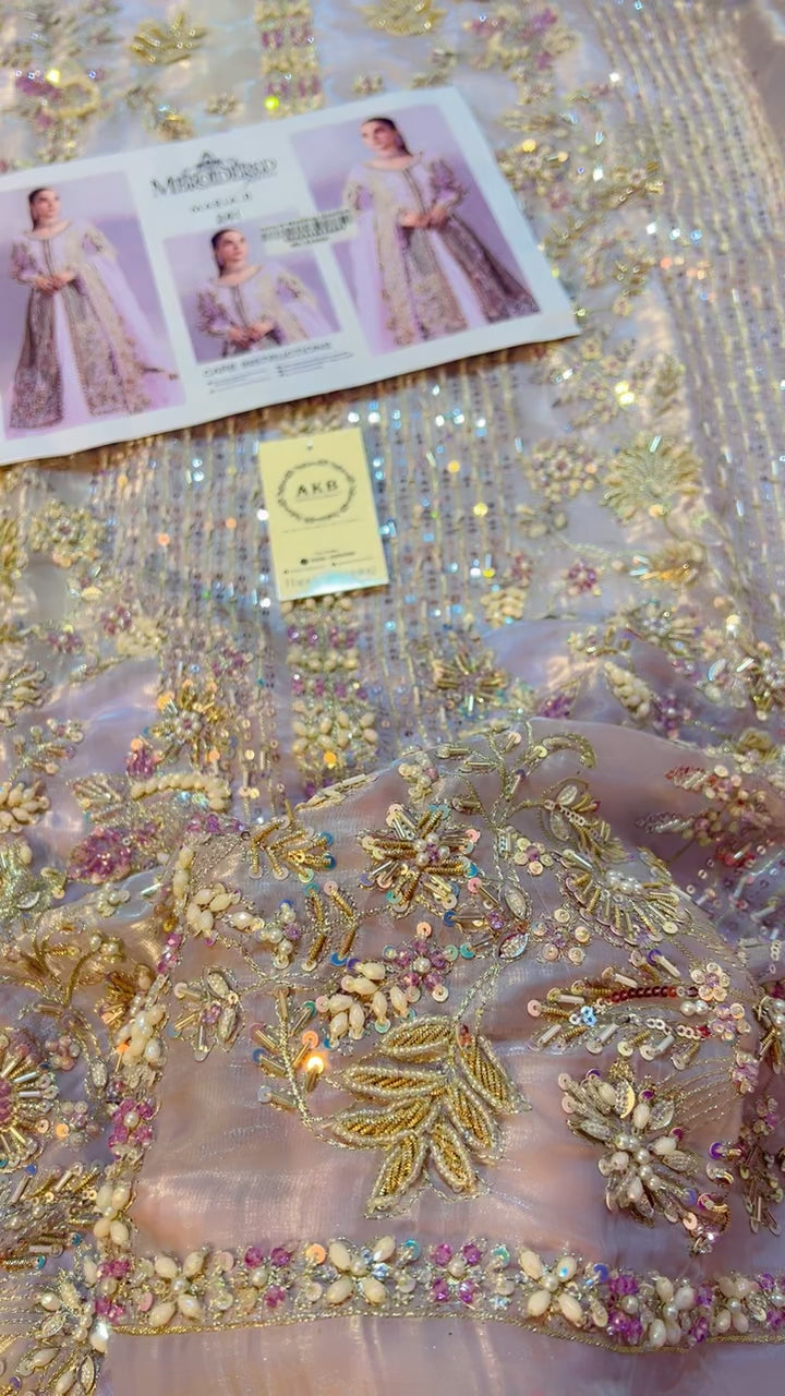 Mariab long gown lilac